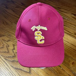 South Carolina Trojans Hat Cap Adult Adjustable‎ Red Team Trojan Logo NCAA